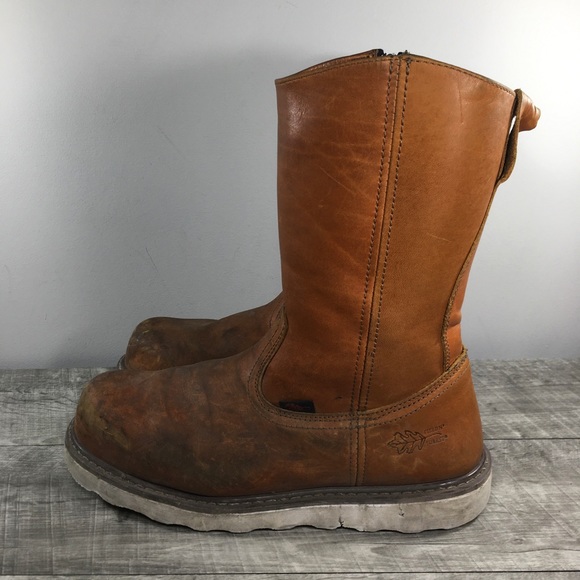 Field N Forest Men’s Leather Work Hunting Soft Toe Crepe Sole Boots Size 10.5 - Picture 6 of 11